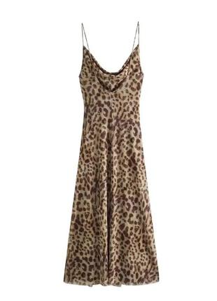 Жіноча леопардова сукня максі zara4 фото