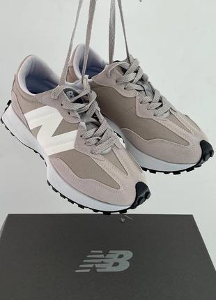 Кросівки new balance 327 white grey сірі жіночі