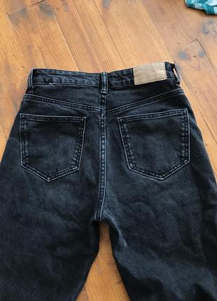 Чорні джинси з розрізами знизу зара zara3 фото