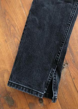 Чорні джинси з розрізами знизу зара zara2 фото