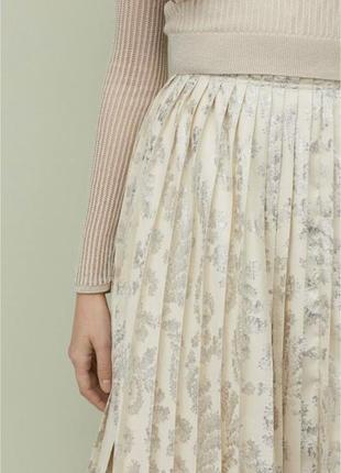Жаккардовая коллекционная плисерированная юбка3 фото
