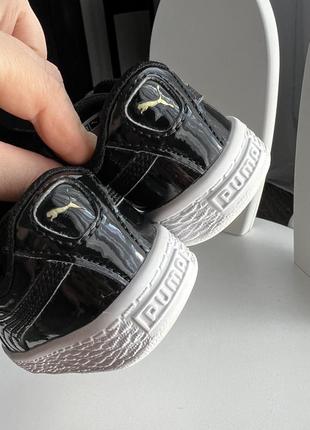 Кожаные кеды puma basket для девочки / кроссовки puma / кроссовки для девочки7 фото