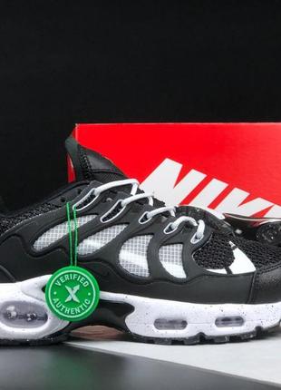 Nike air max terrascape plus белые с черным кроссовки кеды мужские найк аир макс с баллоном весенние летние низкие топ качество текстильные сетка легкие2 фото