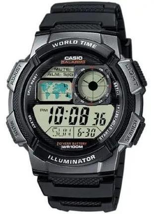 Часы casio ae-1000w-1bvef. серый