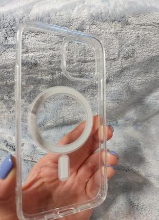 Чохол clear case  magsafe iphone 12/12 pro2 фото