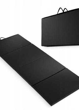 Мат гимнастический складной 4fizjo xl 240 x 120 x 5 см black (p-5907739319708)