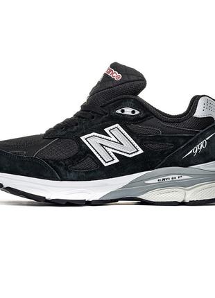 New balance 990 v3 kith black