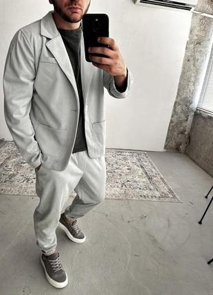Костюм чоловічий класика жакет штани casual тренд