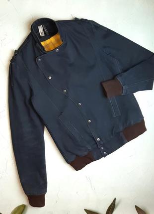 🎁1+1=3 шикарна джинсова плотна куртка на кнопках, розмір 42 - 443 фото