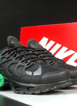 Nike air max terrascape plus чорні кросівки кеди чоловічі найк аір макс з балоном весняні літні низькі топ якість текстильні сітка легкі3 фото