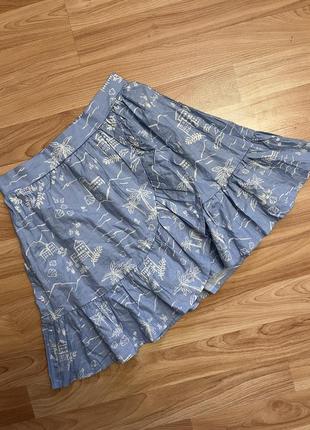 Летняя нарядная легкая юбка h&amp;m zara