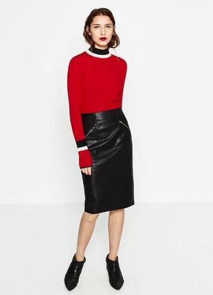 Юбка черная zara