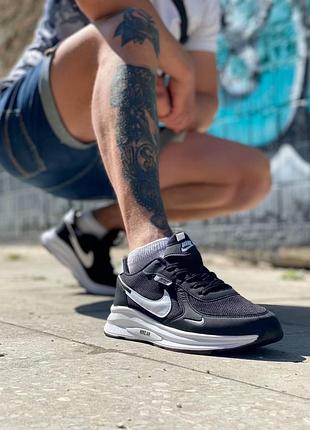 Мужские кроссовки  nike zoom black white 4
