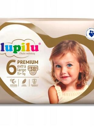 Підгузники premium 6 lupilu