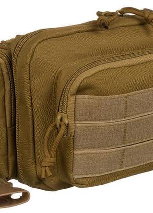 Тактическая сумка на пояс 410*170*90мм поясной рюкзак peterson 716-02-8992-khaki