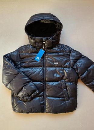 Очень теплая зимняя женская куртка пуховик adidas originals down. новая с этикетками оригинал