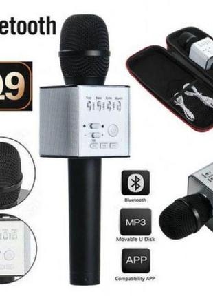 Уцінка. безпровідний мікрофон-караоке (чорний) - пошкоджена упаковка\не товарний вигляд