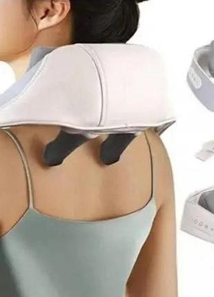 Електричний масажер з підігрівом для спини/шиї/тіла massager new
