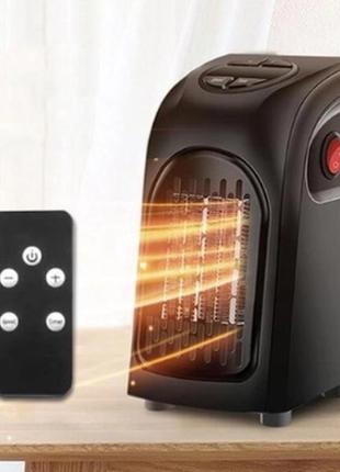 Портативний обігрівач handy heater (тепловентилятор хенді хітер) nfj-03 400 вт, чорний
