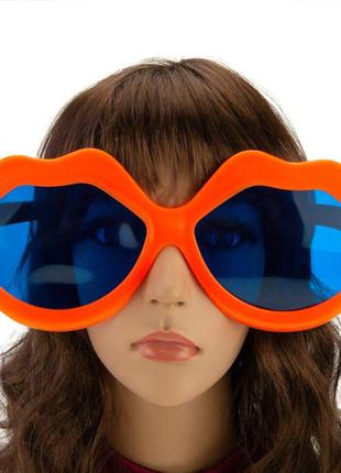 Окуляри гігант губи (помаранчеві)