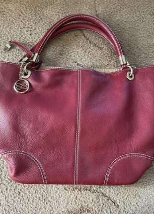 Сумка кожа франция  lancel