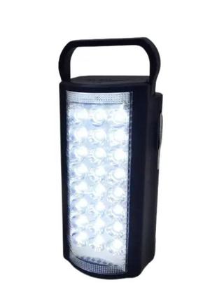 Ліхтар переносний світлодіодний 24 led alfarid th-2606 з повербанком 30000 mah чорний