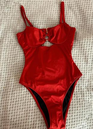 Новий червоний купальник, купальник free society