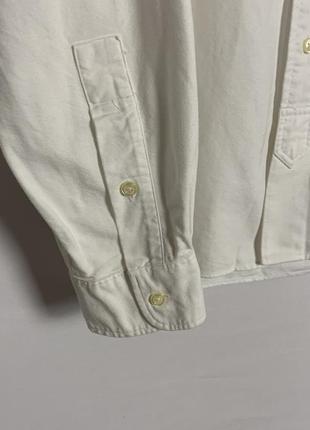 Рубашка белая воротничок стойка polo ralph lauren5 фото