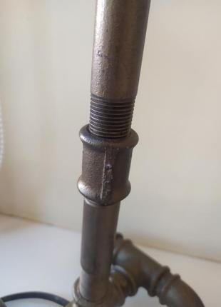 Лампа з труб у стилі лофт. ручна робота2 фото