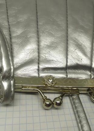 Срібляста сумочка на фермаарі6 фото
