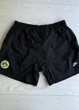 Nike air bvb borussia dortmund shorts trunk 1995 vintage