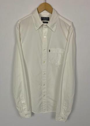 Белая рубашка polo jeans company ralph lauren