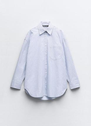 Хит сезону легка  базова сорочка в смужку      zara