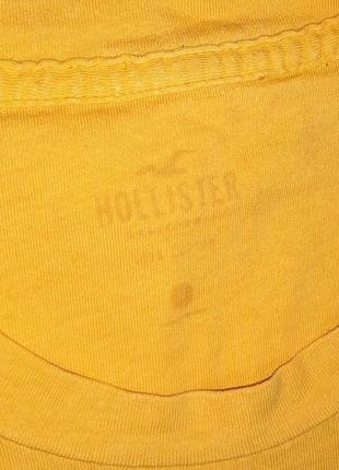 🎁1+1=3 фирменная мужская футболка хлопок омбре hollister, размер 44 - 466 фото