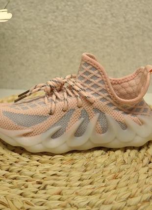 Сlibee клибы кроссовки кроссовки детские текстильные розовые девочке