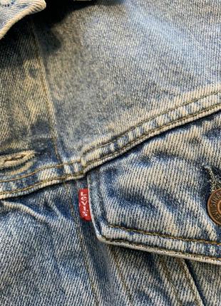 Джинсова курточка levi’s4 фото