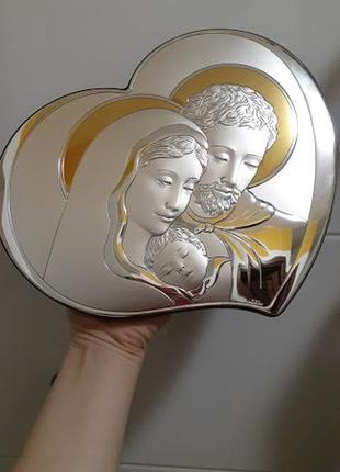 Ікона свята сім'я" valenti (13 см x 15 см) з позолотою