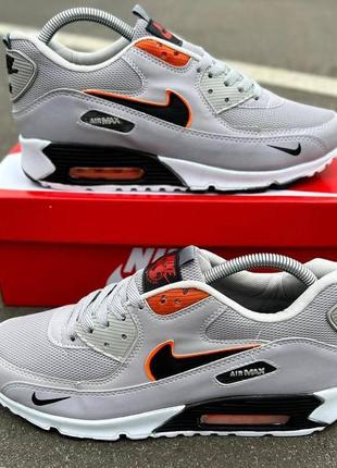 Кроссовки nike air max 90 silver2 фото