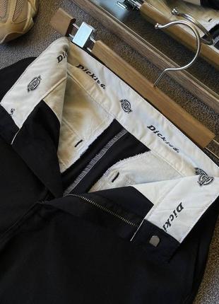 Женские черные брюки брюки брючины чинос dickies оригинал размер 26 s/m7 фото