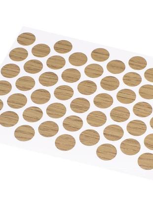 Заглушка самоклеющаяся на конфирмат дуб крафт золотой 5527