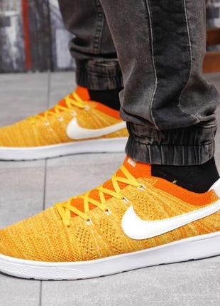 Sale! кросівки чоловічі nike tennis classic ultra flyknit оранжеві