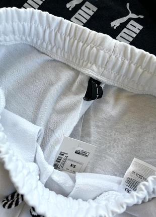 Белые базовые джоггеры, спортивные штаны6 фото