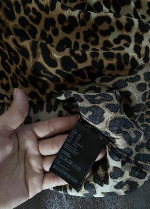 Блуза h&amp;m в леопардовый принт4 фото