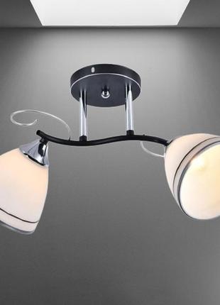 Сучасна люстра на 2 плафона valeso (191250c/2)