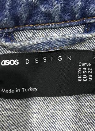 Джинсова сорочка сукня asos4 фото