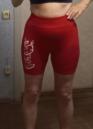 Трикотажные велосипедки coca-cola