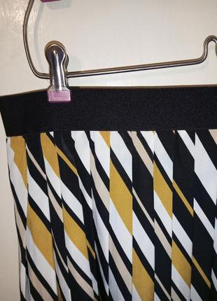 Чудесная,летняя юбка плиссе на резинке,большого размера,jean pascale6 фото