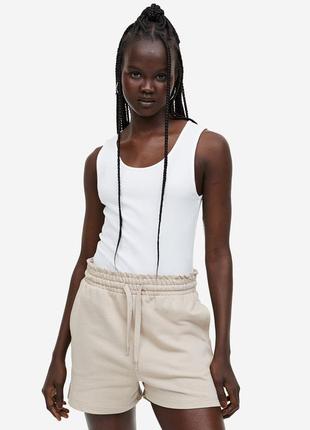 Нова майка в рубчик h&m