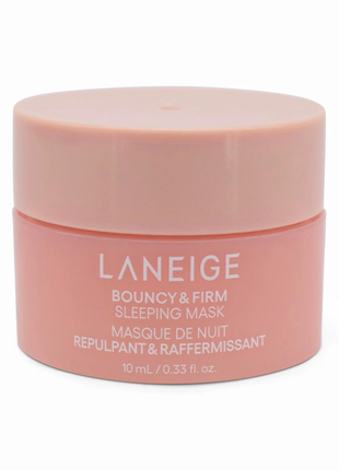 Антивікова нічна маска для обличчя laneige bouncy & firm sleeping mask 10 ml