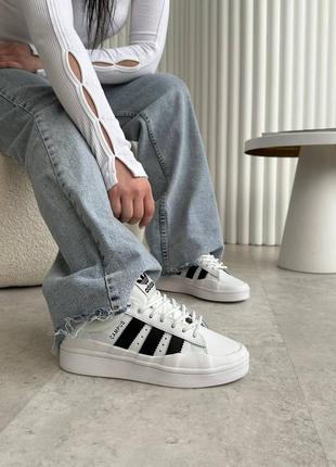 Женские кроссовки adidas campus x bad bunny white6 фото